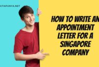 How to Write an Appointment Letter for a Singapore Company