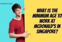 What is the minimum age to work at McDonalds in Singapore