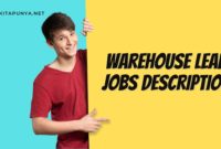 warehouse lead job description