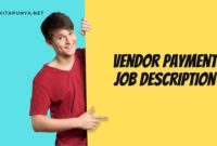Vendor Payment Job Description