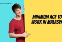 minimum age to work in malaysia