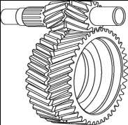 roda gigi double helical