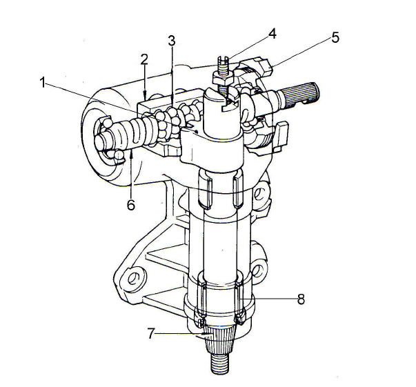 steering gear tipe recirculating ball