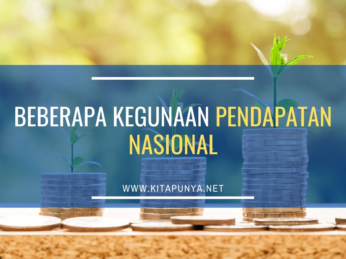 kegunaan pendapatan nasional