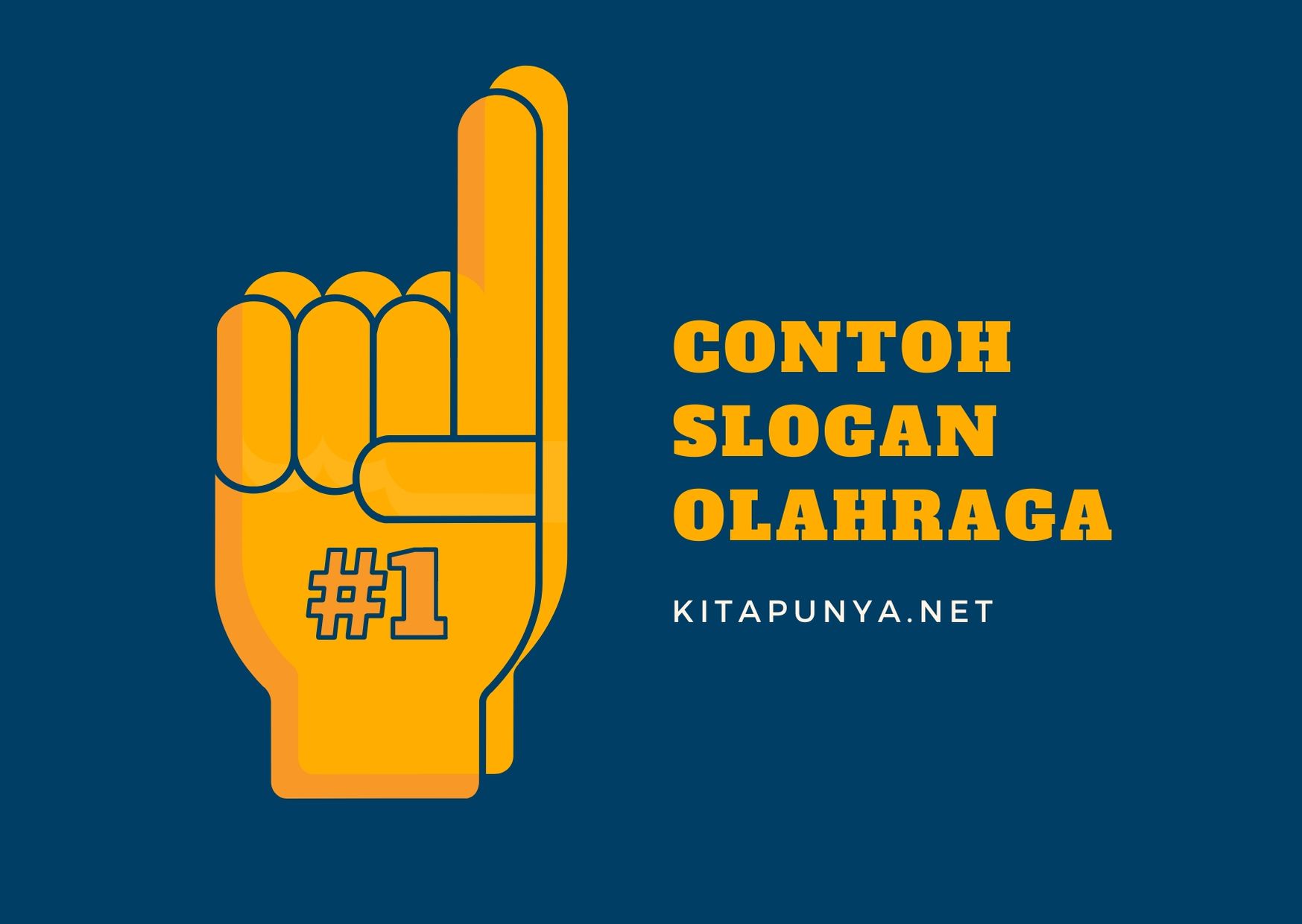 contoh slogan olahraga