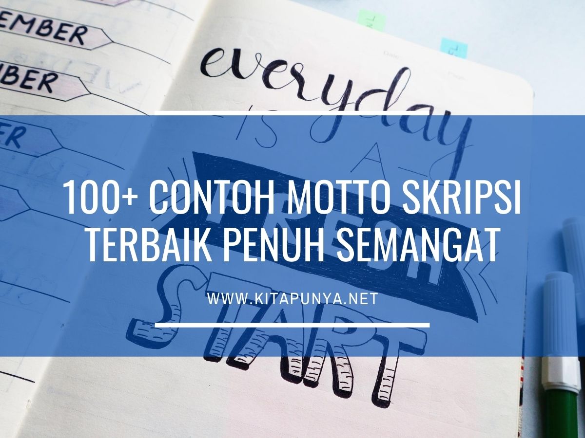 contoh motto skripsi terbaik