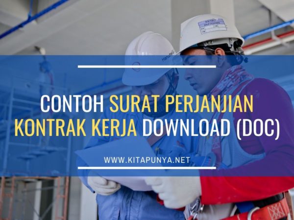 contoh surat perjanjian kontrak kerja