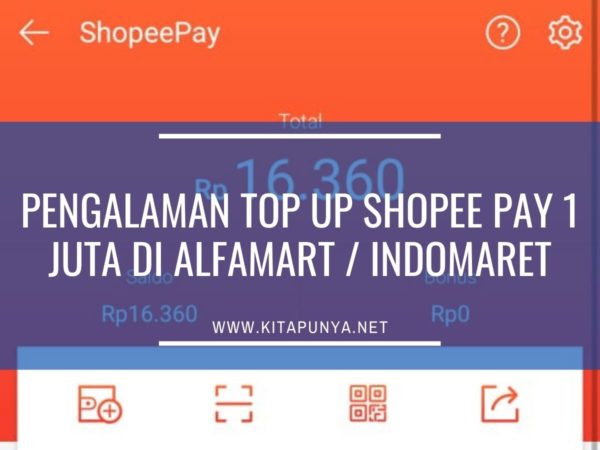 cara isi saldo shopee pay di alfamart