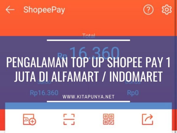 cara isi saldo shopee pay di alfamart