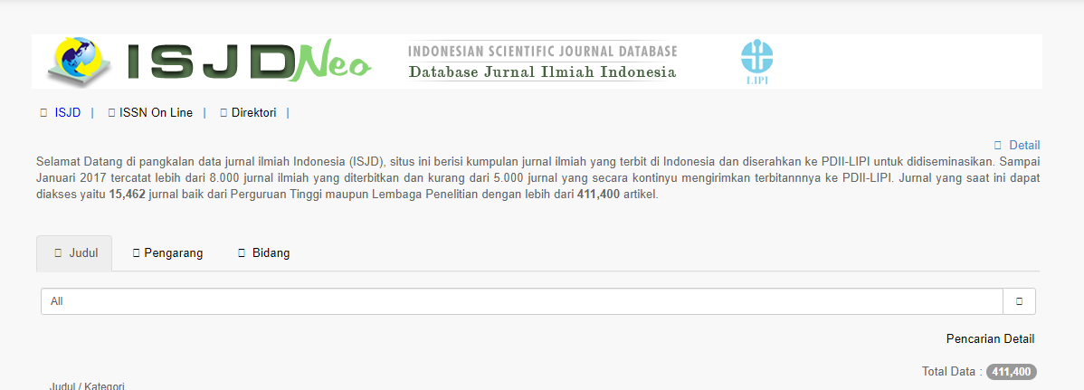 isjd database jurnal ilmiah indonesia