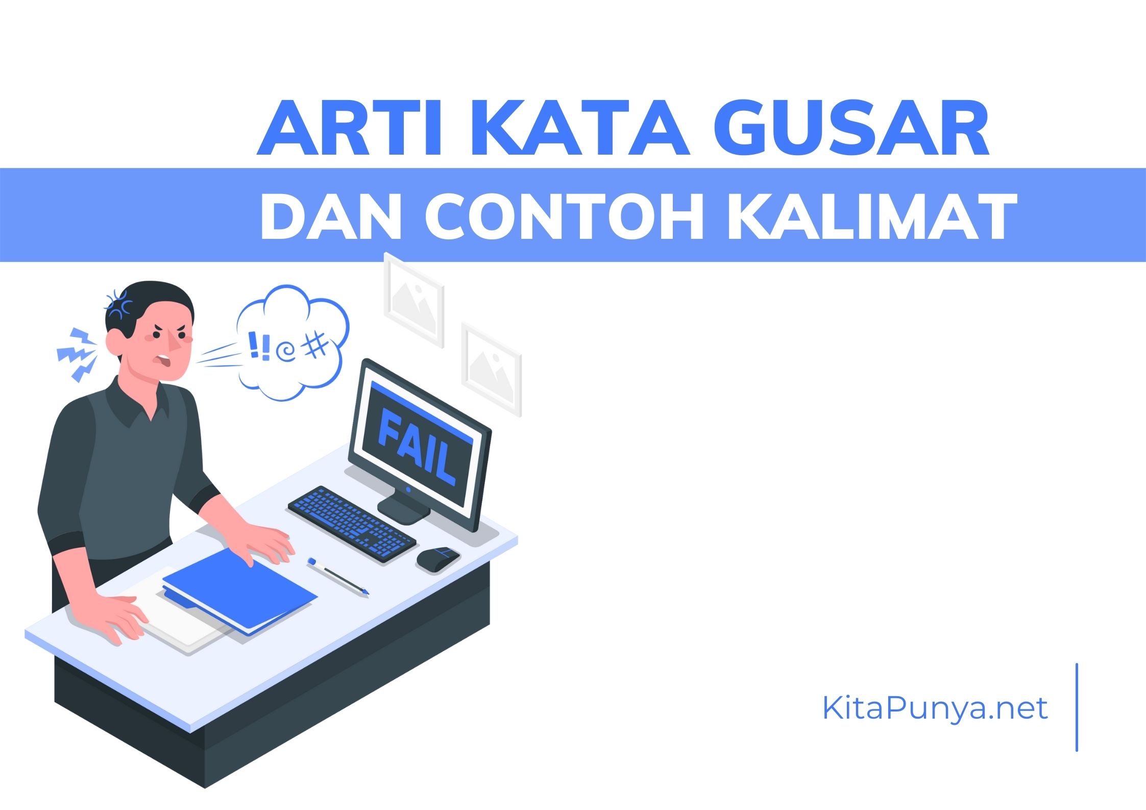 gusar dan contoh kalimat