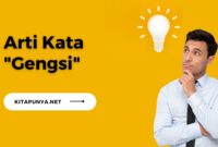 Arti Kata Gengsi